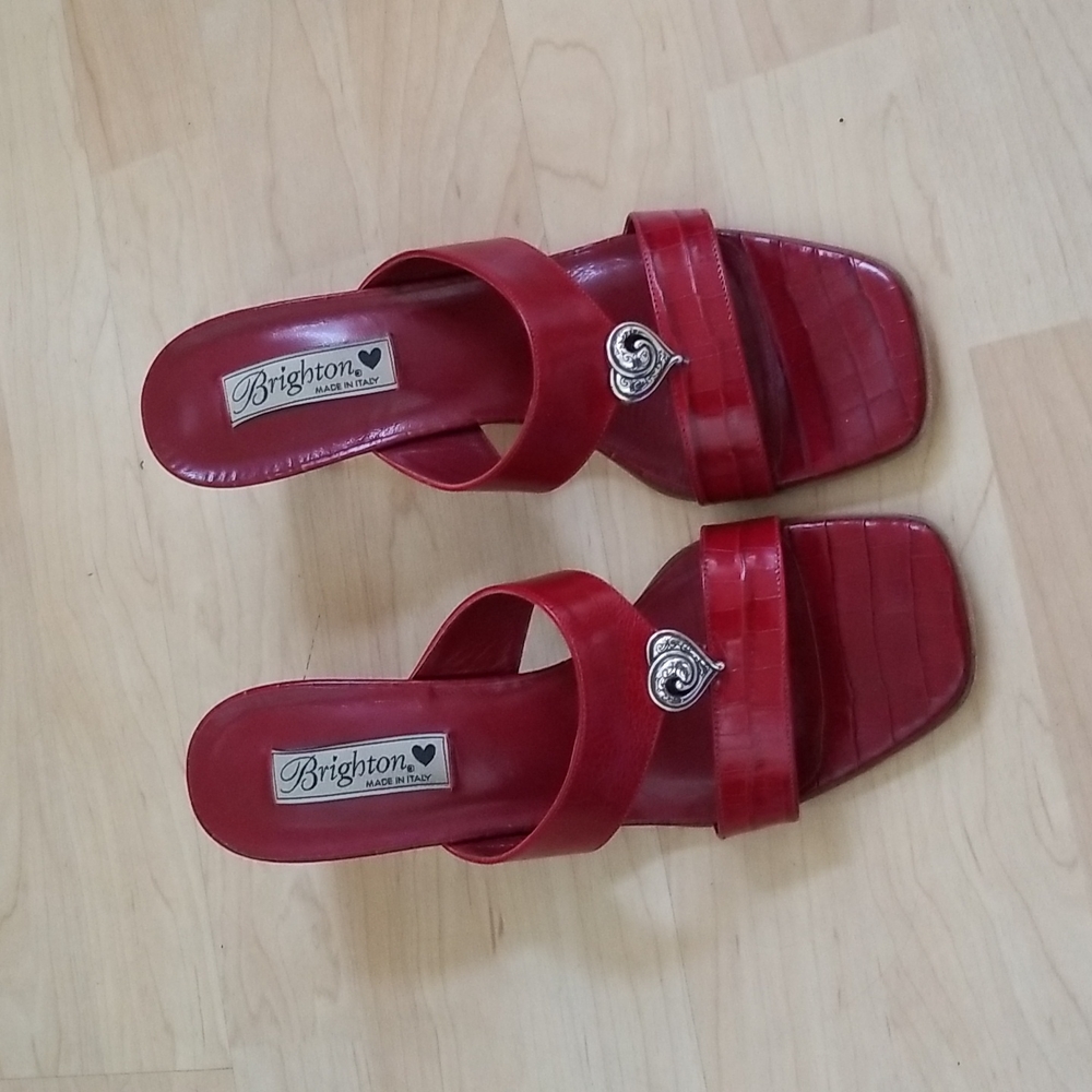 Brighton Red Sandals